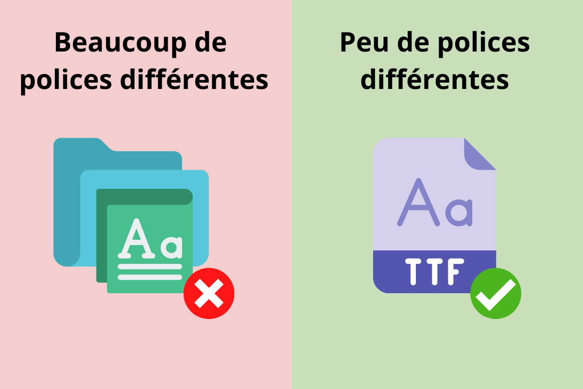 Limiter le nombre de polices ou typographies dans un CV Limiter le nombre de polices ou typographies dans un CV